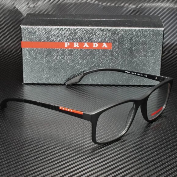 New Prada Black Demo Men's Eyeglasses
